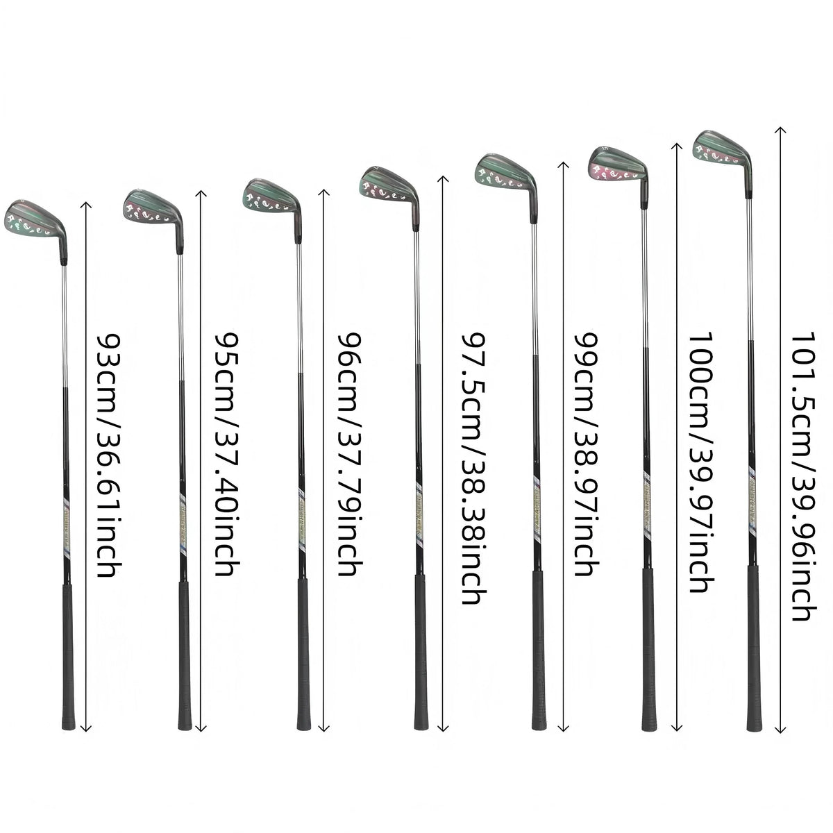 Forged Iron Set (4-PW) Hollow Dual-Slice Right Handed Men Stainless Steel Head Shaft with Rubber Grip Golf Iron Clubs