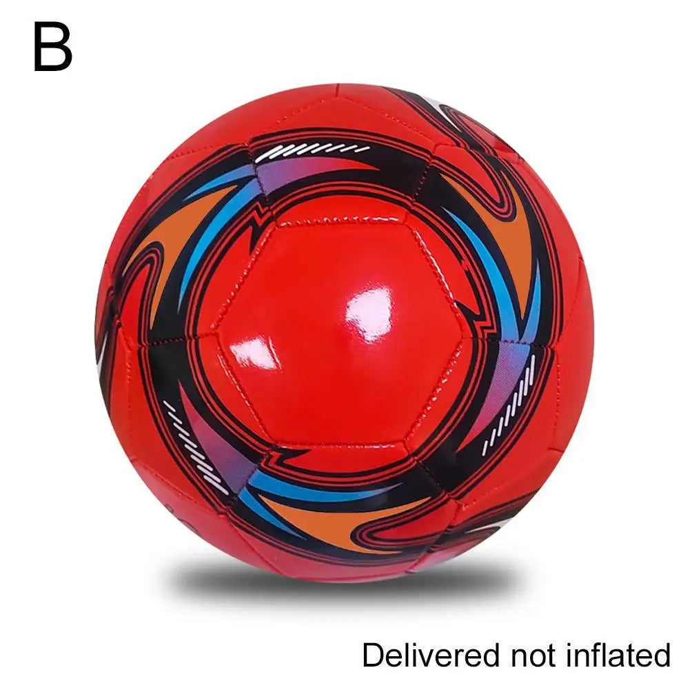 PU Leather Machine-stitched Football Ball Children Adults Professional Soccer Balls Waterproof Size 5 Portable Sports Blue