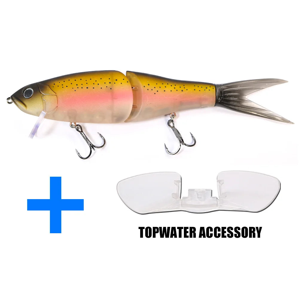 B&U Topwater Floating Fishing Lures joint body Glide Swimbaits Hard Baits Wobblers For Bass Pike