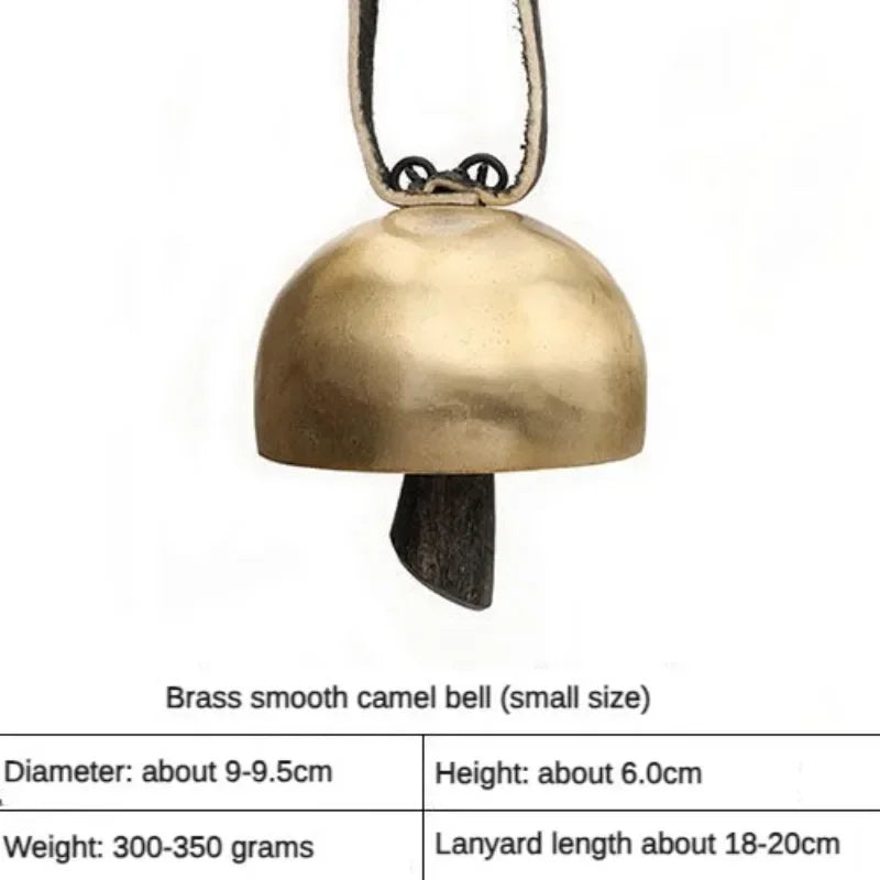 Handmade Brass Bell Meditation Copper Bells Outdoor Wind Chimes Sound Healing Chakra Mindfulness Musical Instruments Percussion