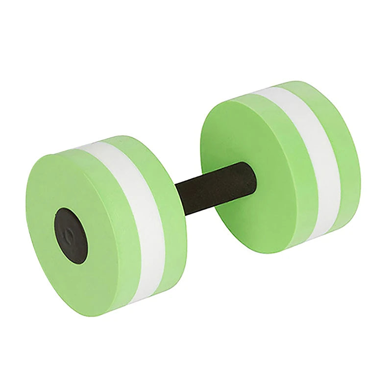 Floating Swim Gym Dumbbell Water Weight Aerobics Fitness Pool Water Swimming Aqua Exercise Barbell EVA Foam Aquatics Dumbbell