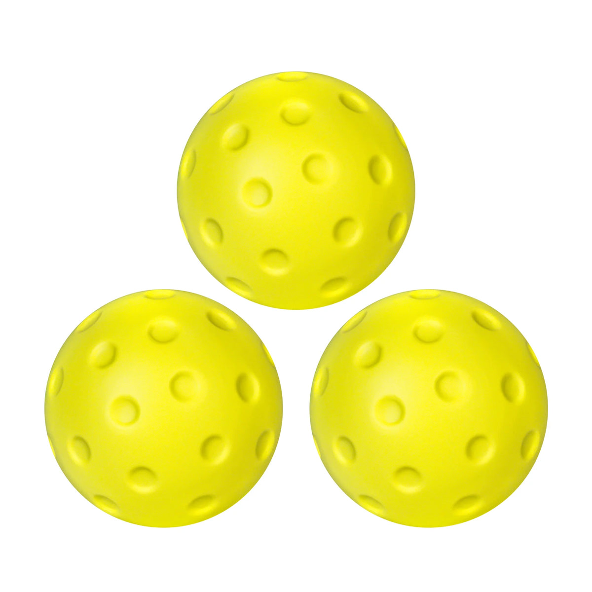 3PCS Indoor Pickleball Balls Silent Pickleballs 74mm Quite Warm Up Pickleball Drills Soft Hollow Practice Low Noise Pickle Ball