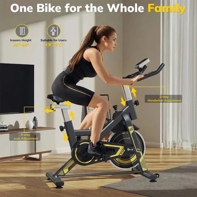 Professional Indoor Spinning Bike Stationary Exercise Bike For Home Gym Workout