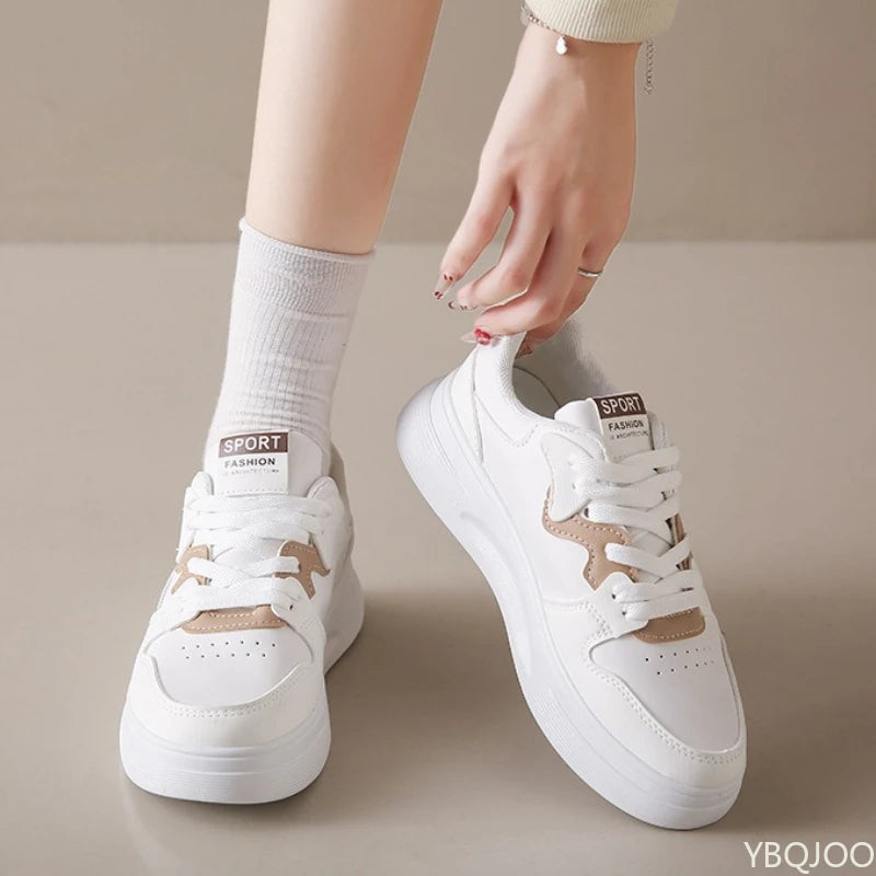 Women's new versatile spring autumn campus leisure sports simple comfortable board shoes daily commuting women's shoes