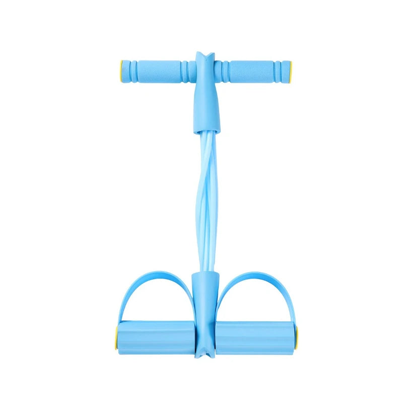 4-Level Resistance Band Tensioner with Non-Slip Handles - Home Fitness Equipment for Abdominal Muscle Training Yoga Abdominal