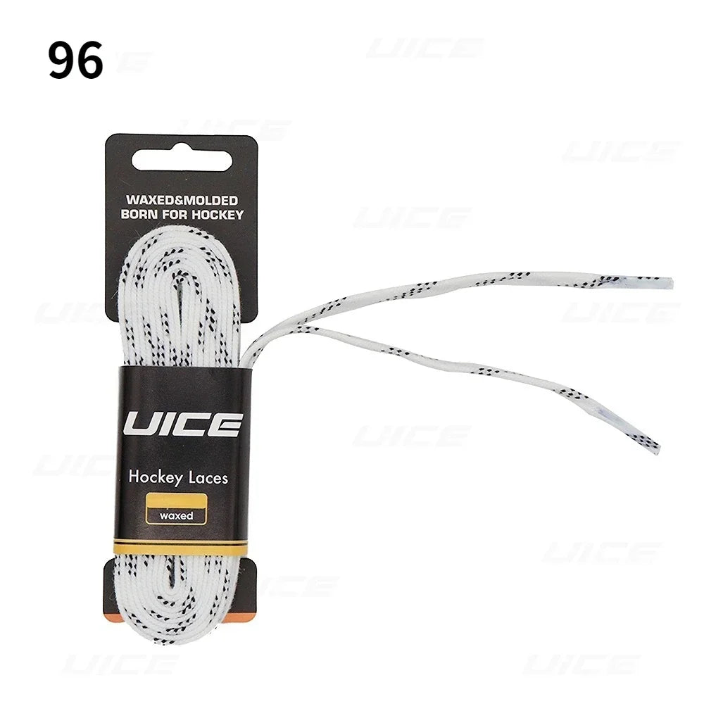 UICE Ice Hockey Skate Laces 84/96/108/120inch Skates Hockey Shoe Lacer Dual Layer Braid Reinforced Hockey Accessories