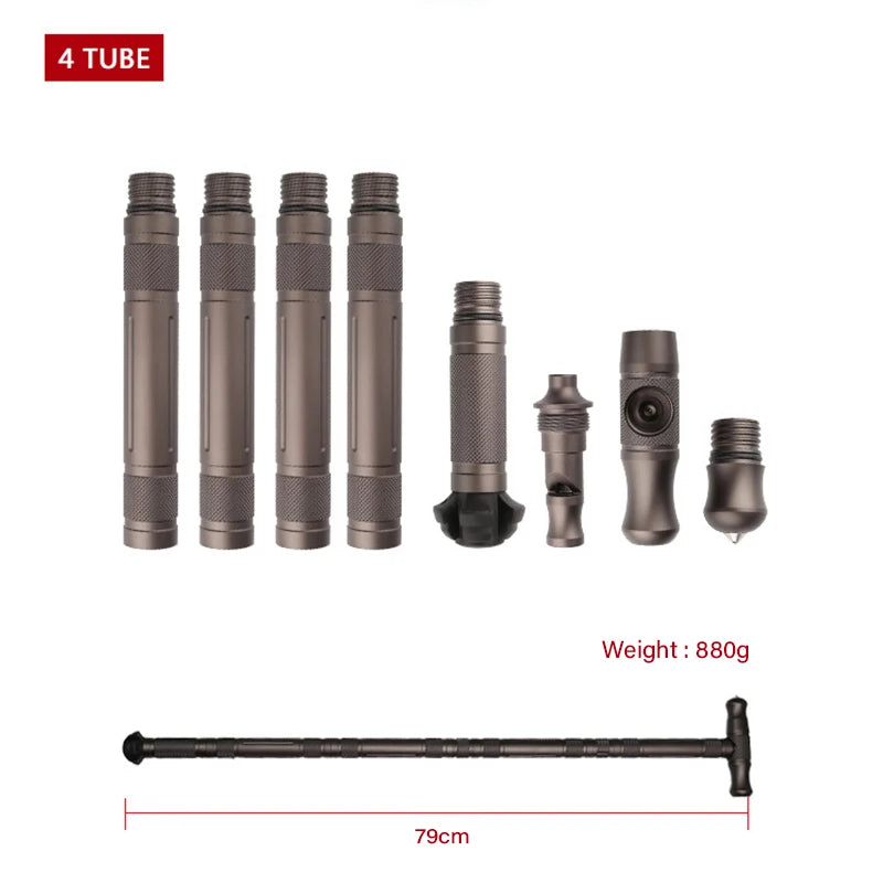 Portable Outdoor Fold Trekking Pole, Cane, Walking Stick ,Walking Hiking Stick For Camping Walking Poles