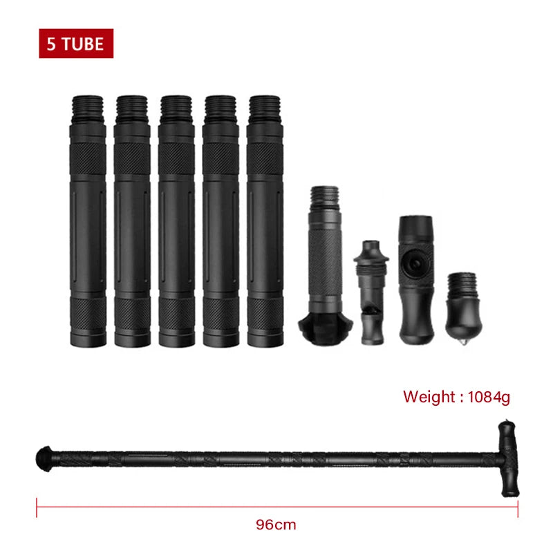 Portable Outdoor Fold Trekking Pole, Cane, Walking Stick ,Walking Hiking Stick For Camping Walking Poles