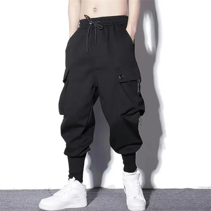 Workwear Pants for Men, Trendy Men's Clothing Spring and Autumn, Trendy Brand Workwear Pants Men's Sport Harem Trousers Male