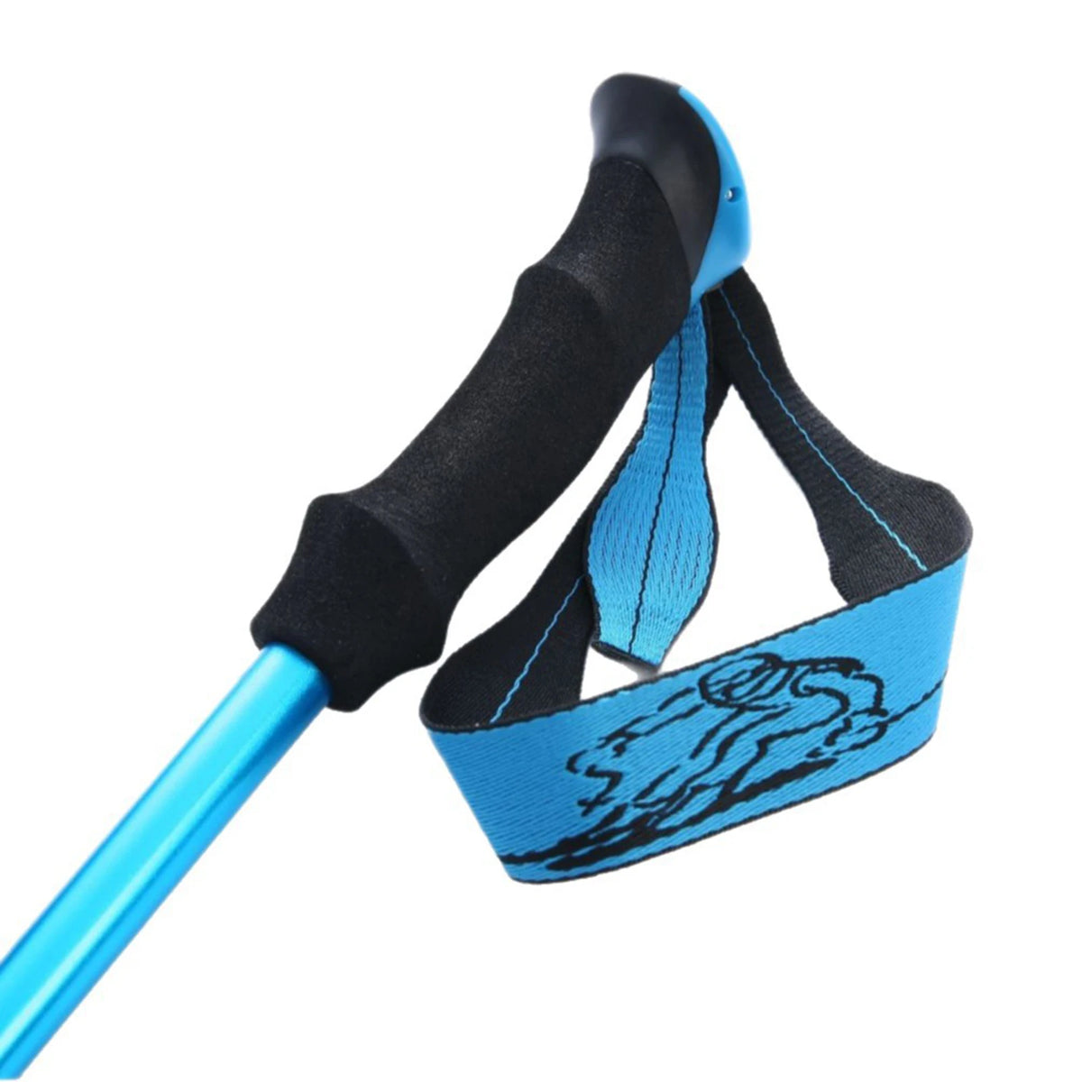 Skiing Pole Adjustable Trekking Poles for Outdoor Adventures Hiking Support Snowboarding Sturdy Walking Sticks for Mountains
