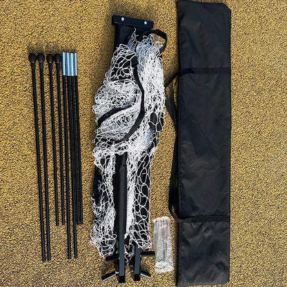 US Stock Dropshipping 12x6ft Portable Soccer Goal Steel Tube Durable Net Carrying Bag Quick Setup and Disassembling