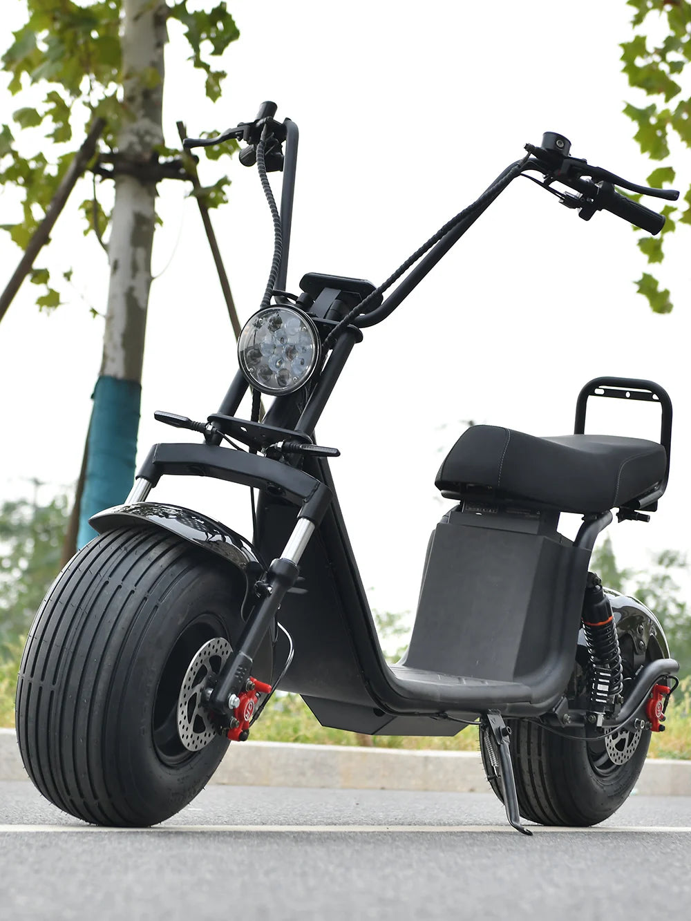 [EU USA Stock]High Quality Electric Fat Tire Scooter Citycoco 2 Wheel Electric City Coco Scooter Moto Electrica 3000w