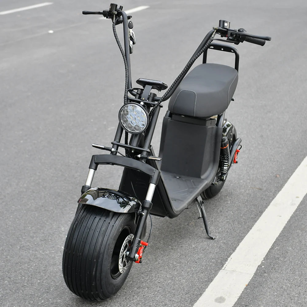 [EU USA Stock]High Quality Electric Fat Tire Scooter Citycoco 2 Wheel Electric City Coco Scooter Moto Electrica 3000w