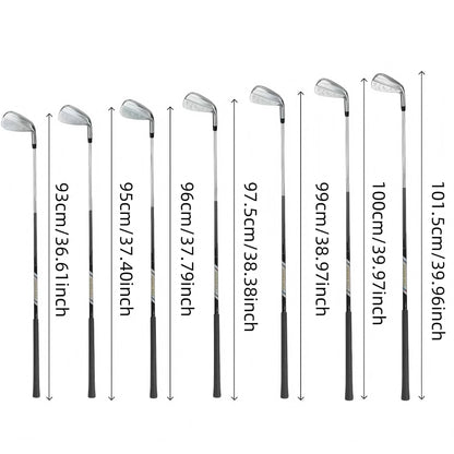 Forged Iron Set (4-PW) Hollow Dual-Slice Right Handed Men  Stainless Steel Head Shaft with Rubber Grip Golf  Iron Clubs