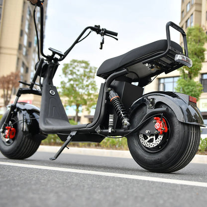 [EU USA Stock]High Quality Electric Fat Tire Scooter Citycoco 2 Wheel Electric City Coco Scooter Moto Electrica 3000w