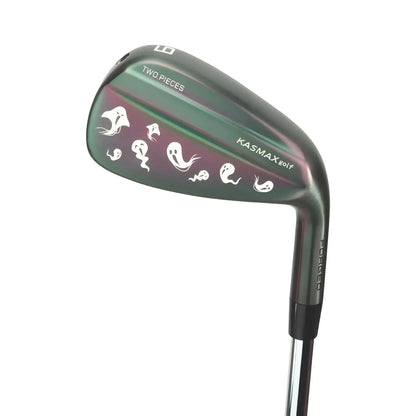 Forged Iron Set (4-PW) Hollow Dual-Slice Right Handed Men  Stainless Steel Head Shaft with Rubber Grip Golf  Iron Clubs
