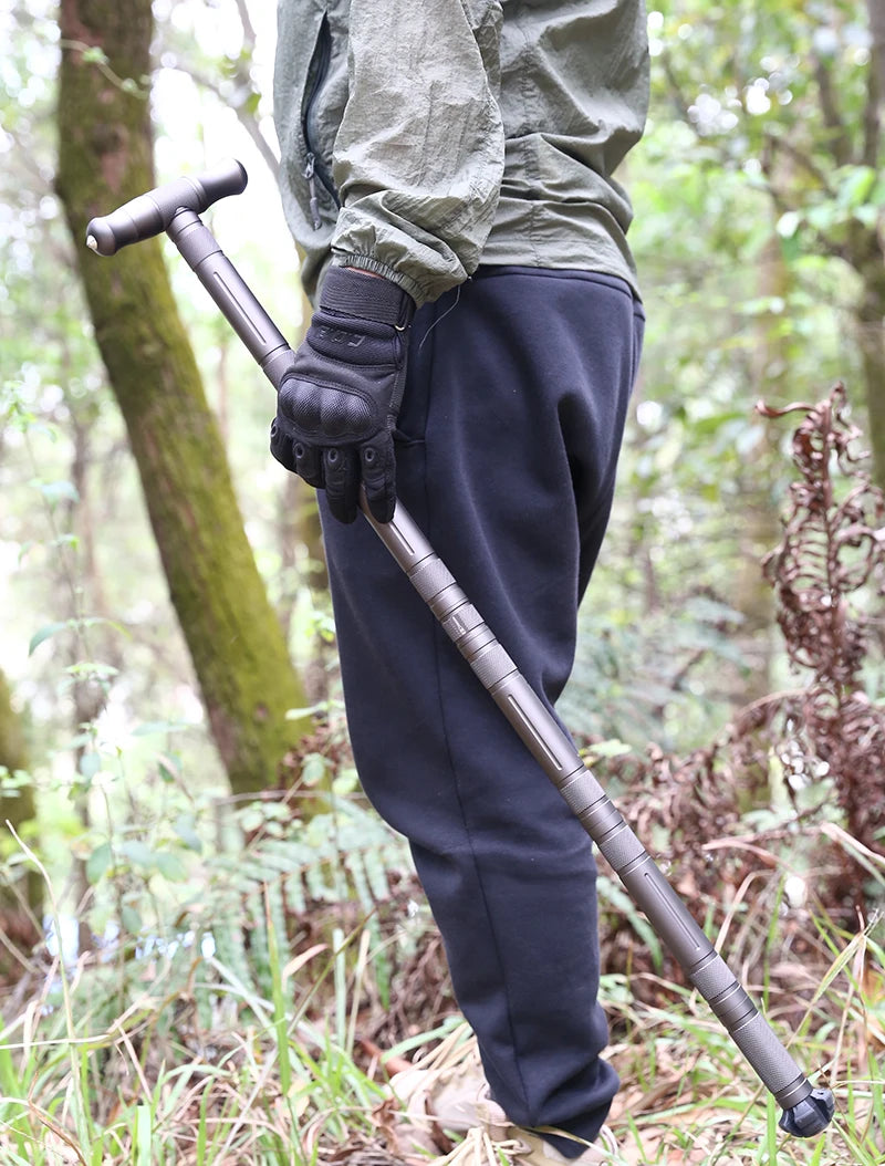 Portable Outdoor Fold Trekking Pole, Cane, Walking Stick ,Walking Hiking Stick For Camping Walking Poles