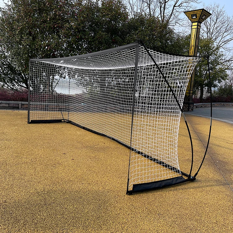 US Stock Dropshipping 12x6ft Portable Soccer Goal Steel Tube Durable Net Carrying Bag Quick Setup and Disassembling