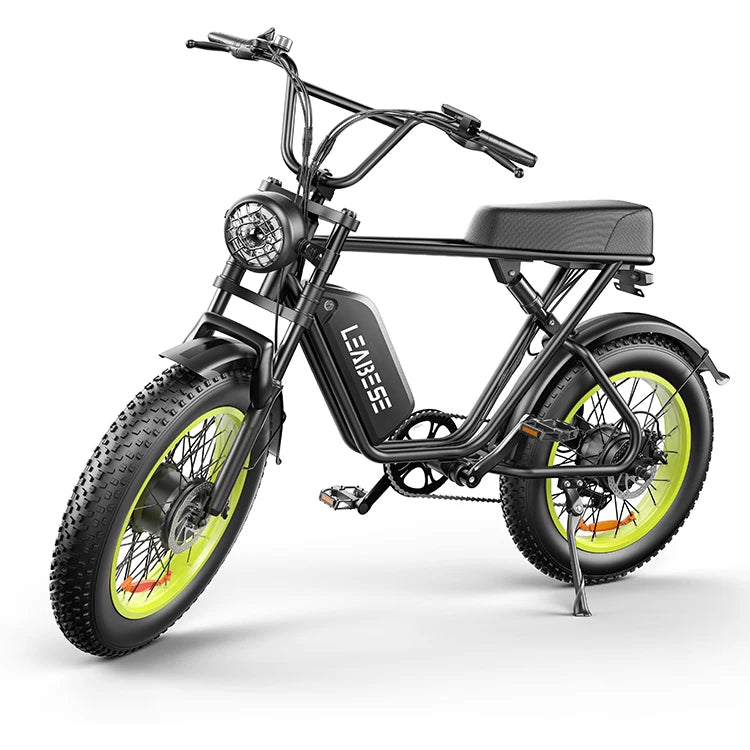 Hybrid Electric Bike 2000W Fatbike Mountain Fat Tire E Bike With Full Suspension