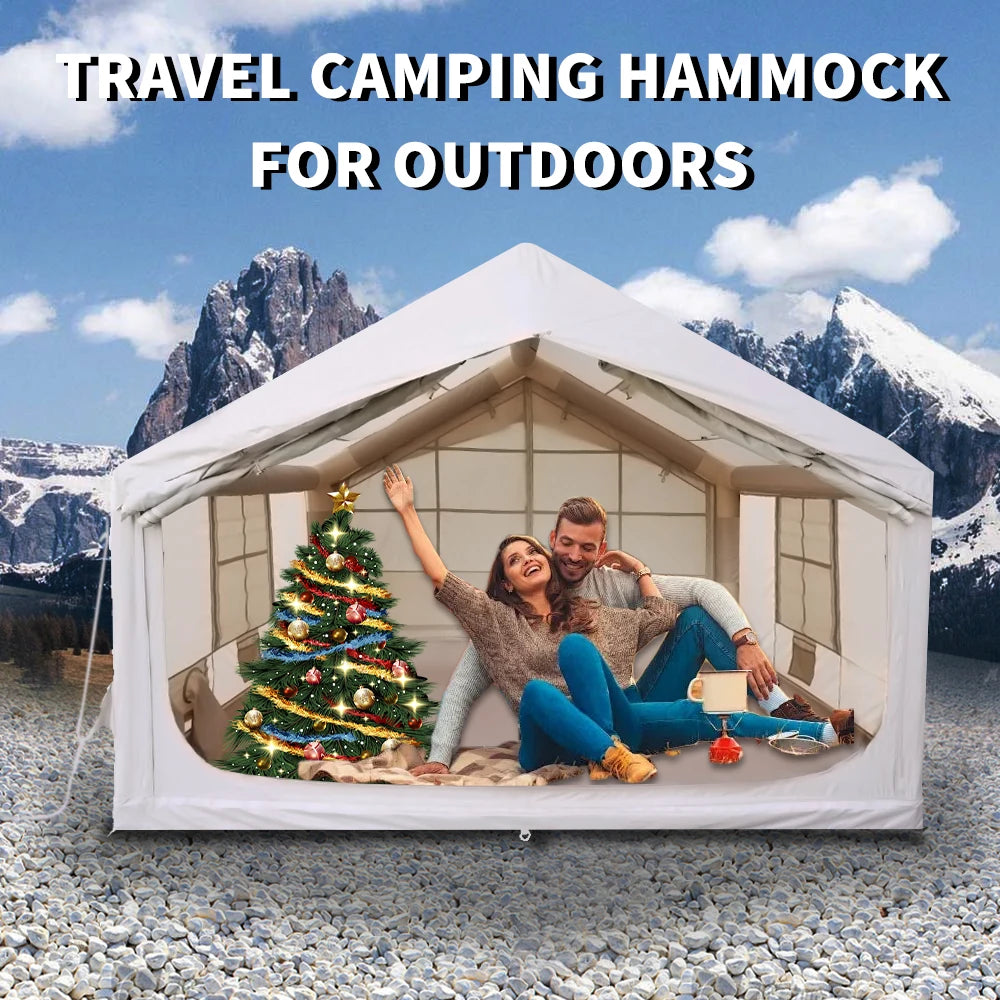 Custom Outdoor Camping Tent Factory-issued Manual Electric Inflatable Oxford Cloth Roof Thickened Rain Hut Waterproof