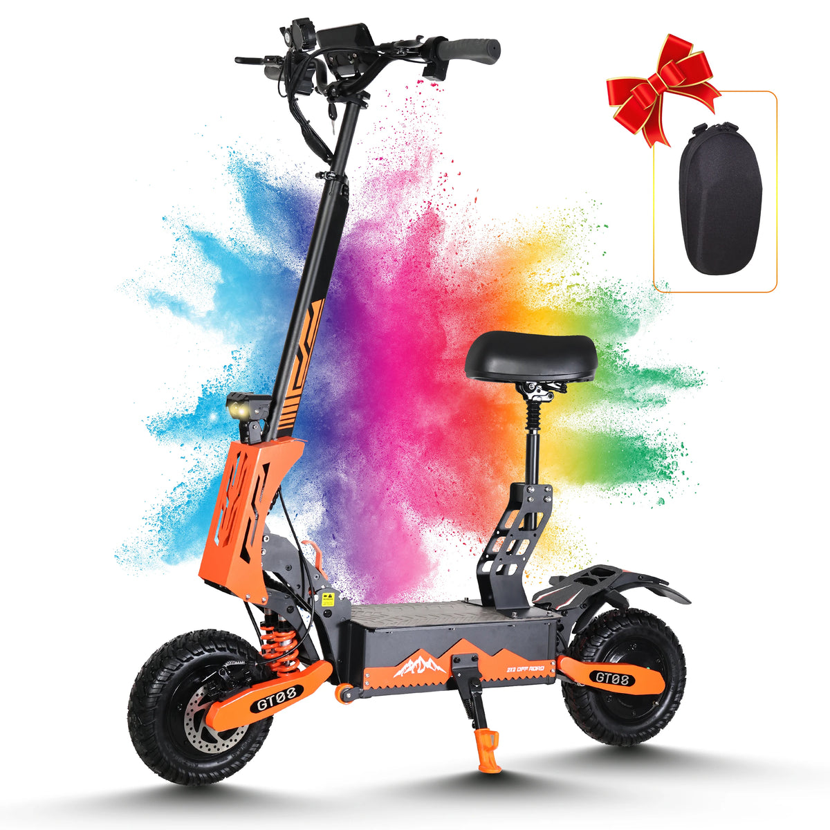 Arwibon GT08 11-Inch Electric Scooter Dual Motor Smart Electronic Features 2800W Power 50mph Max Speed 80km Fast for Off-Road