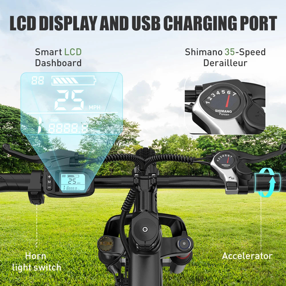 Aairsk Factory Direct Sales Electric Bike Bicicleta Moped Style Ebike Electric Bike Front Suspension Cycling for Adults