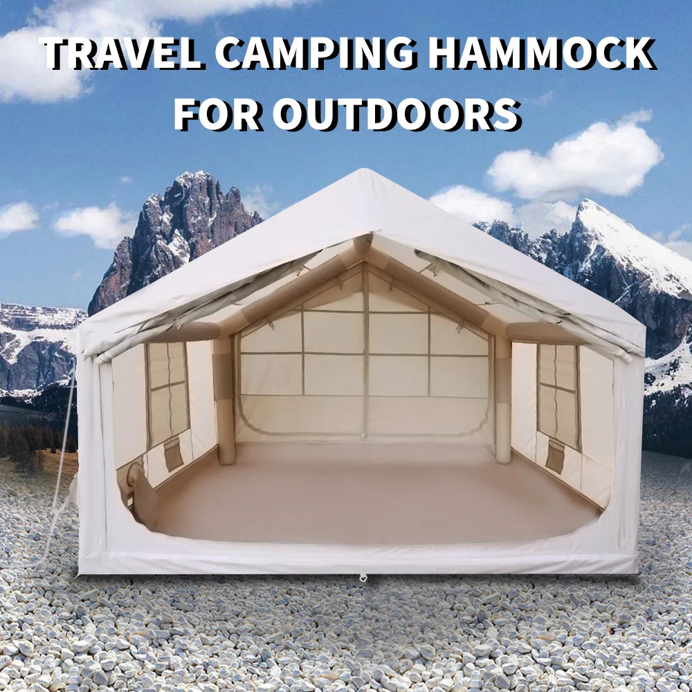 Custom Outdoor Camping Tent Factory-issued Manual Electric Inflatable Oxford Cloth Roof Thickened Rain Hut Waterproof