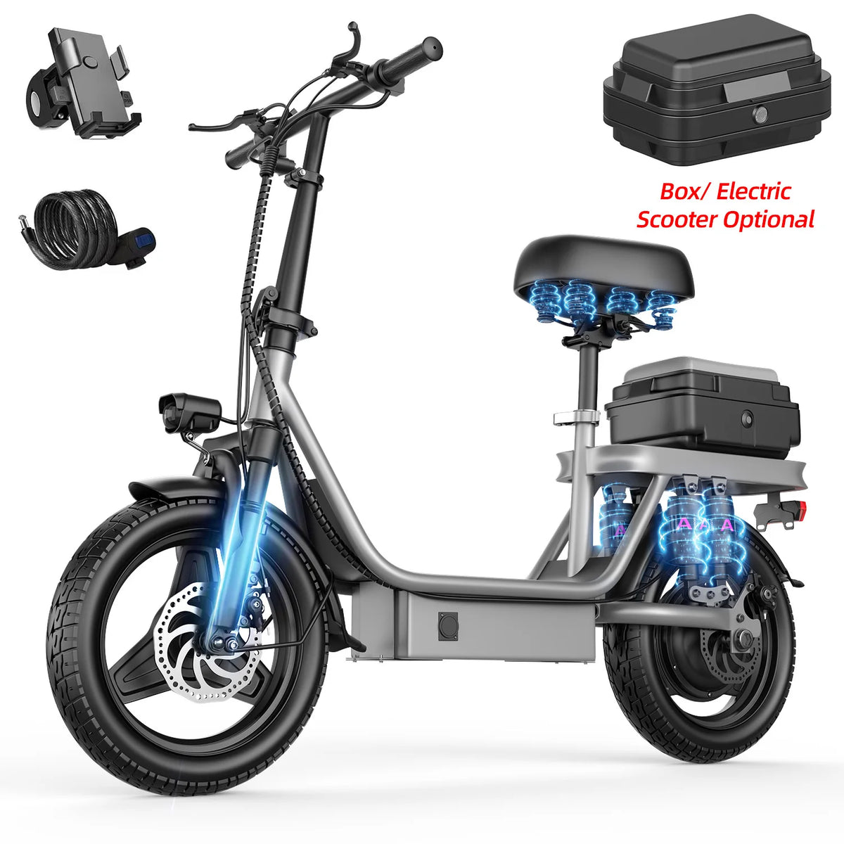 EU US Warehouse 25KM/H High Speed Electric Adult Electric Scooter E Bike