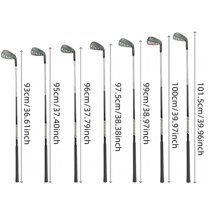 Forged Iron Set (4-PW) Hollow Dual-Slice Right Handed Men  Stainless Steel Head Shaft with Rubber Grip Golf  Iron Clubs