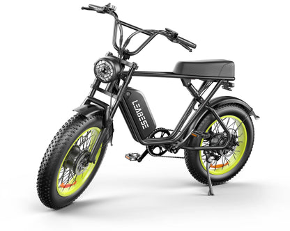 Hybrid Electric Bike 2000W Fatbike Mountain Fat Tire E Bike With Full Suspension