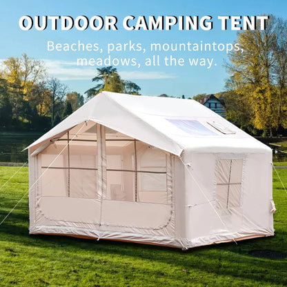 Custom Outdoor Camping Tent Factory-issued Manual Electric Inflatable Oxford Cloth Roof Thickened Rain Hut Waterproof