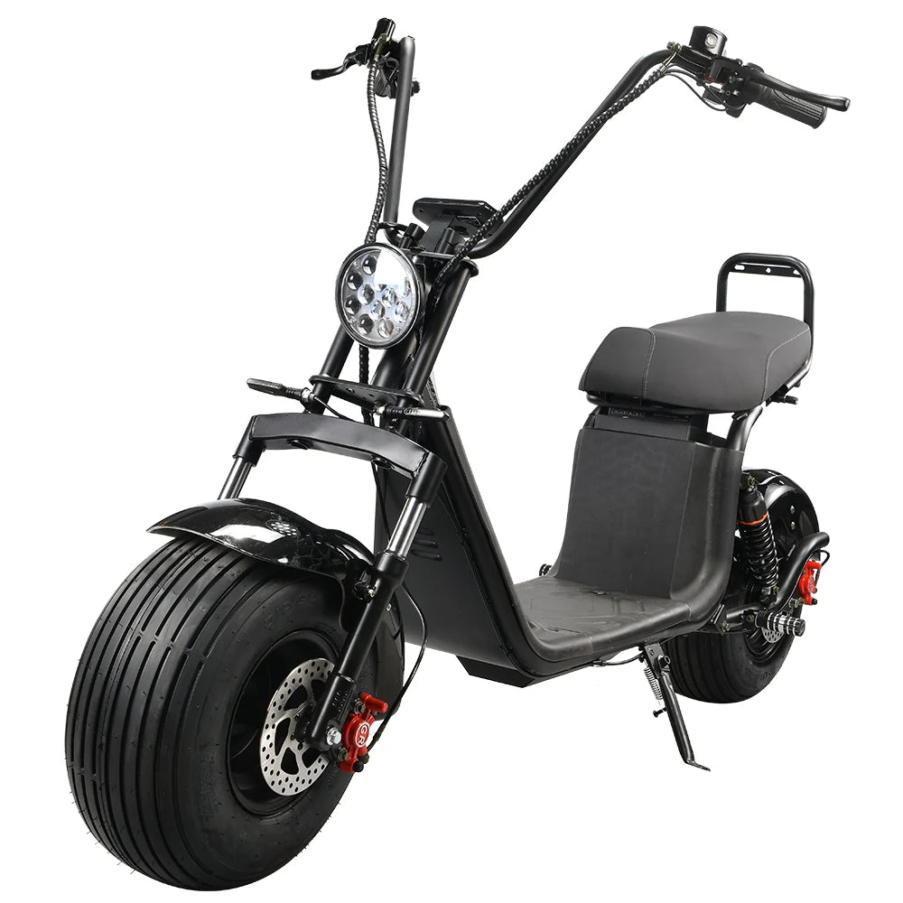 [EU USA Stock]High Quality Electric Fat Tire Scooter Citycoco 2 Wheel Electric City Coco Scooter Moto Electrica 3000w