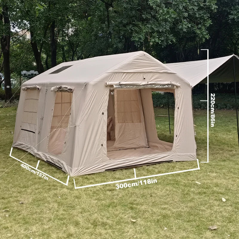 Wholesale Large Size Outdoor Portable Inflatable Camping Tent Waterproof and Explosion-proof Air House Tent