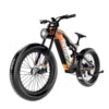 HEZZO K9 Carbon Ebike 52V 1000W Central Motor Electric Fat/Snow Bike 21Ah Lithium Battery 70km/h 160NM 26Inch 9-Speed Full