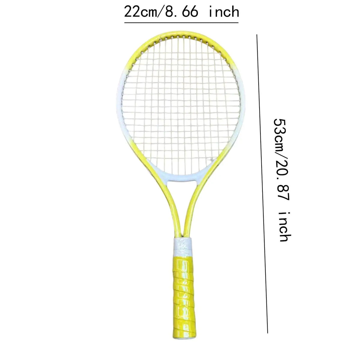 Tennis Racket Practical Comfortable Portable Shock Resistant Lightweight Tennis Racquet for Summer Training Beach Garden Players