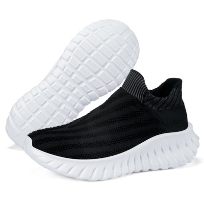 Men's One Foot Walking Shoes Anti Slip Running Shoes, Breathable Thick Soled Shoe Lightweight Fitness Casual Sneakers for Women