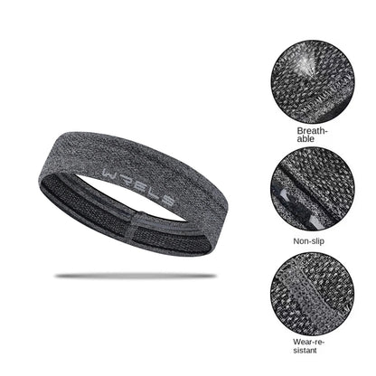 Elastic Sports Headbands Sweat Absorption Headdress Quick Dry Workout Headband Anti-slip Breathable Sweatbands for Yoga Running