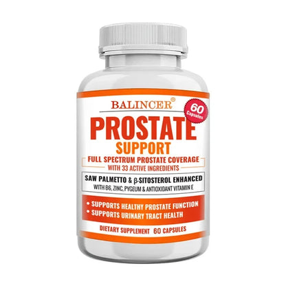 Prostate Supplements, Saw Palmetto Prostate Health Support with 33 Ingredients for Healthy Urination Frequency & Improve Sleep