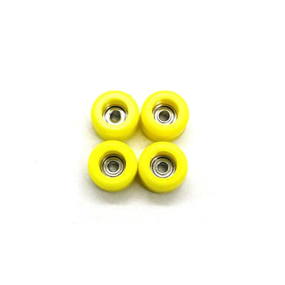 4Pcs Durable Professional Bearing Wheel PU Metal Urethane Fingerboard Wheels CNC Mini Finger Skate Board Accessory