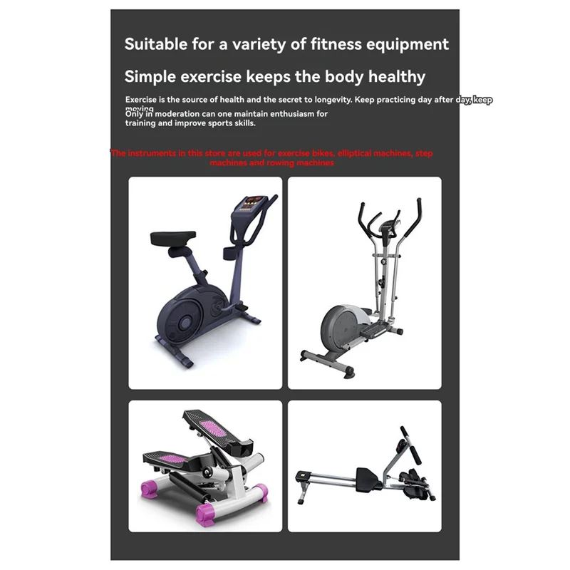 RTSHE-Exercise Bike Monitor Speedometer Fitness Tracker For Bikes And Ellipticals Tationary Bike Speedometer Display Fitness Mon