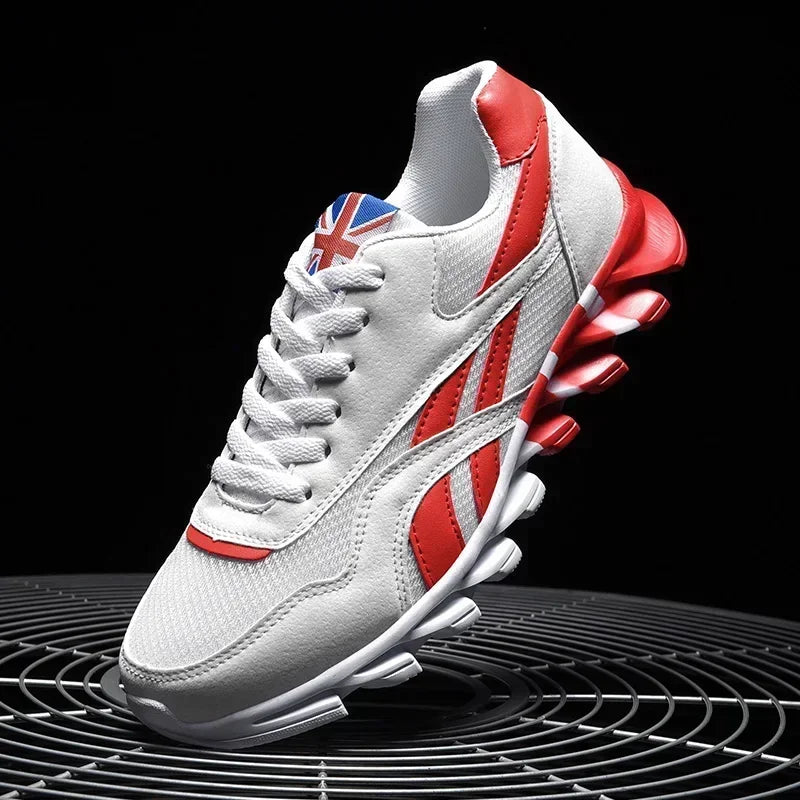 Men's Wear-resistant Cushioning Thick-soled Fitness Sneakers Outdoor Breathable Running Shoes for Women