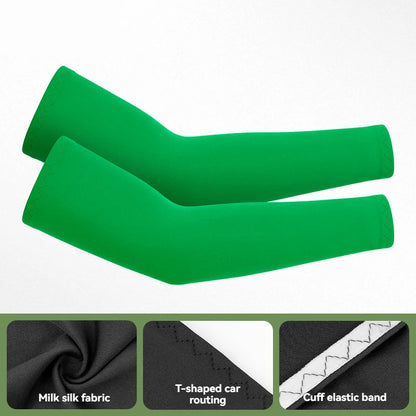 GTUBIKE 1 Pair Sports Cooling Arm Sleeves Basketball Cycling Arm Covers Outdoor Sports Mosquito and UV Protection Sleeves