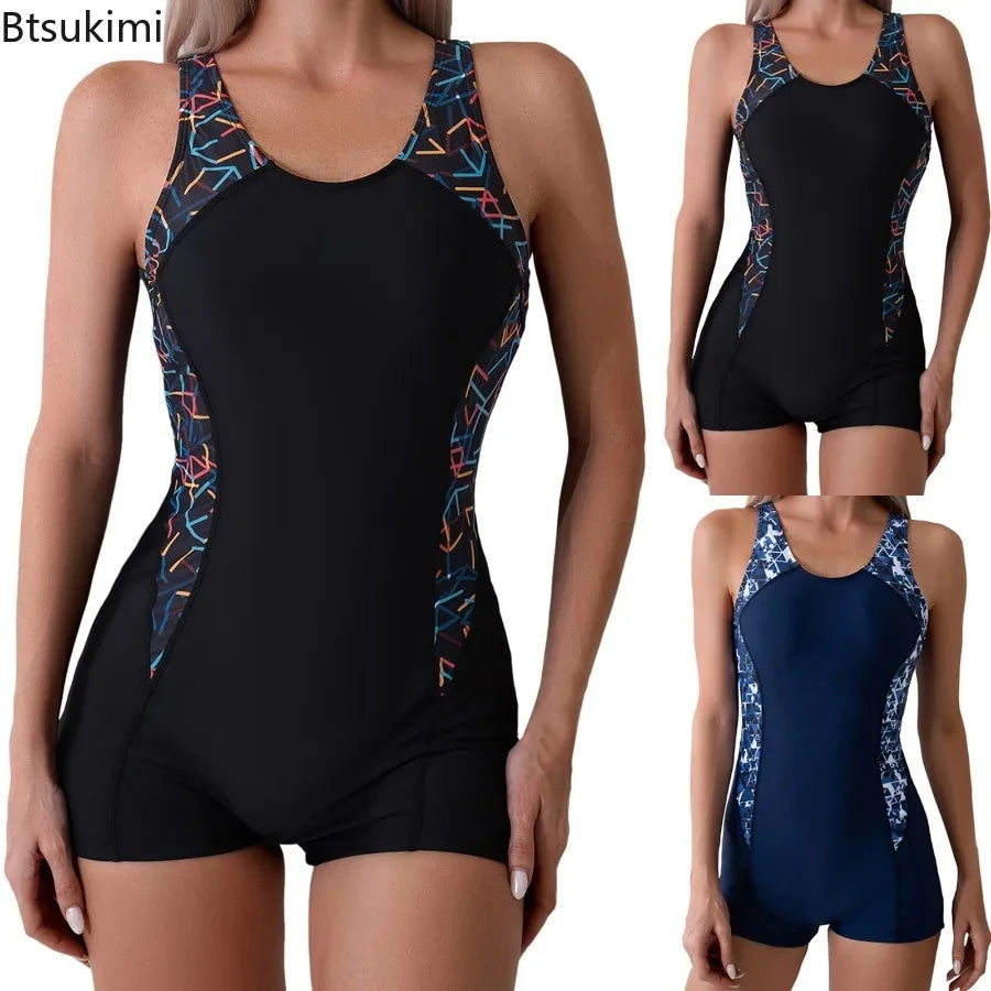 New Bathing Suit For Women Tummy Control Womens Athletic Swimsuits Boyleg Racerback Bathing Suit Full купальники 2026 женские