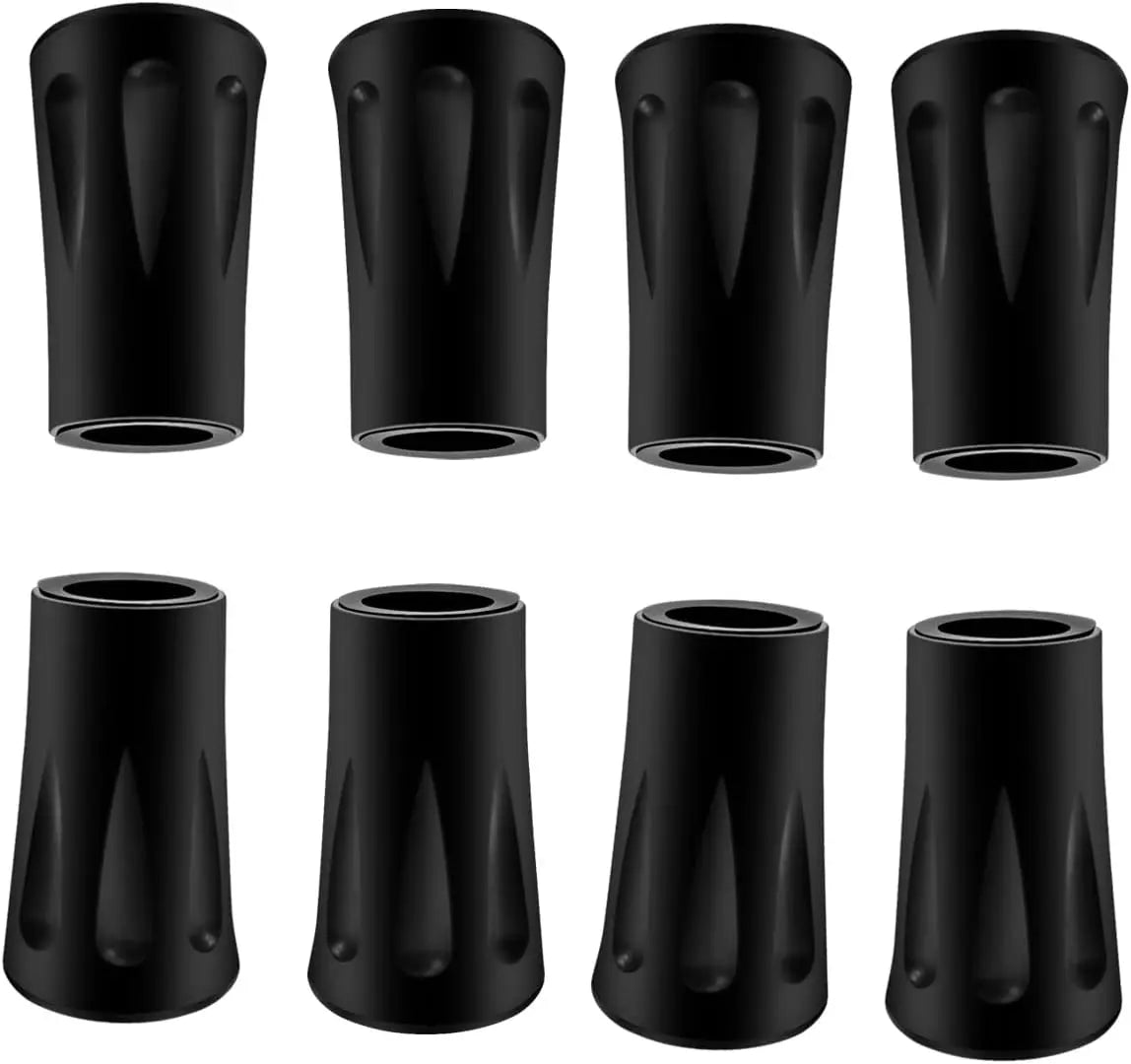 Trekking Pole Tips Durable Hiking Poles Protector Walking Sticks Ends Rubber Feet Fits Most Standard Hiking Poles