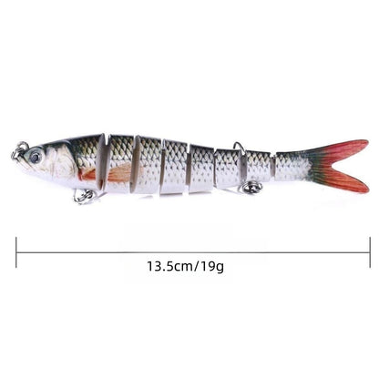 BRAVMACK Sinking Wobblers Fishing Lures Multi Jointed Swimbait Hard Bait Fishing Tackle For Bass Isca Crankbait13.5cm 19g
