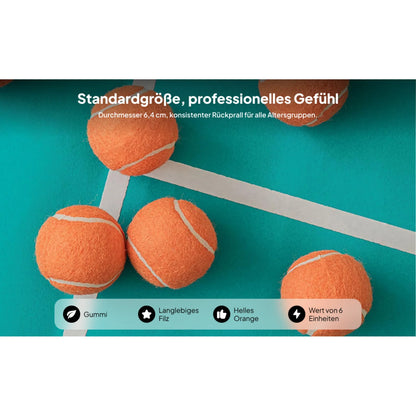 Tennis Training Balls 6 Pack High Quality Professional Practice for Tennis Equipment and Beginners