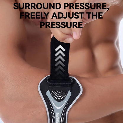 GTUBIKE 1PCS Compression Elbow Sleeve Tendinitis Arm Band Sports Elbow Protector Tennis Elbow Strap Joint Pain Relief Golf