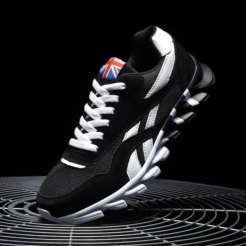 Men's Wear-resistant Cushioning Thick-soled Fitness Sneakers Outdoor Breathable Running Shoes for Women