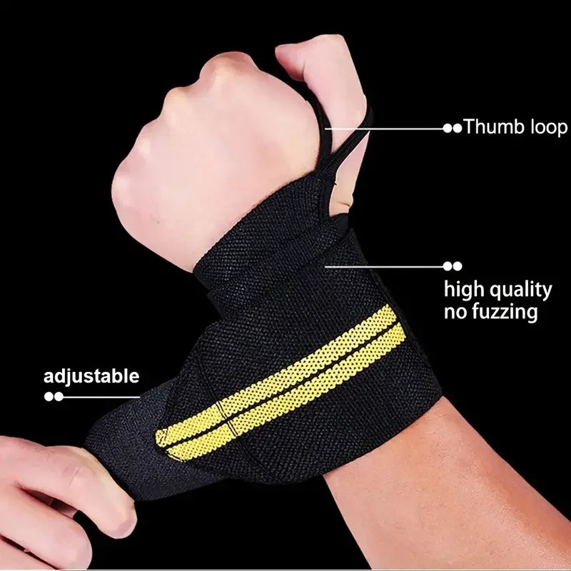 1PC/2PCS Adjustable Wrist Strap Men And Women Elastic Wristband and Wrist Fixers of Athletes Powerlifting Wrist Strap