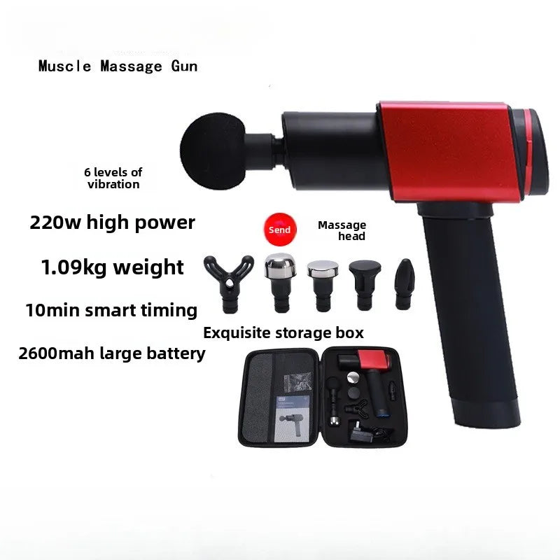 Professional Massage Gun 220W 30KG Strong Force Powerful Deep Muscle Massager Brushless Motor for Training Home Gym